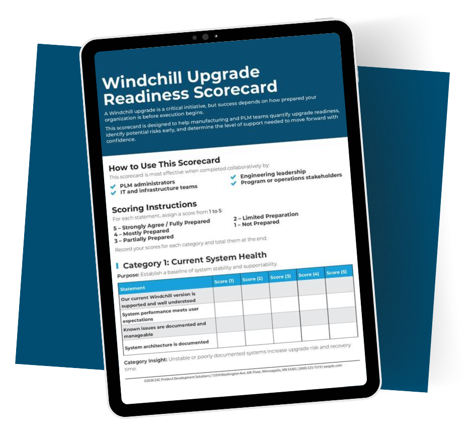 Windchill Upgrade Readiness Scorecard_thumbnail